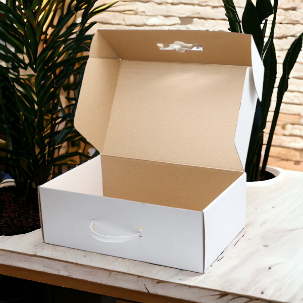 Подарочная Коробка из МГК с Ручкой 35,5*23,4*12,5 см / Стильная и прочная